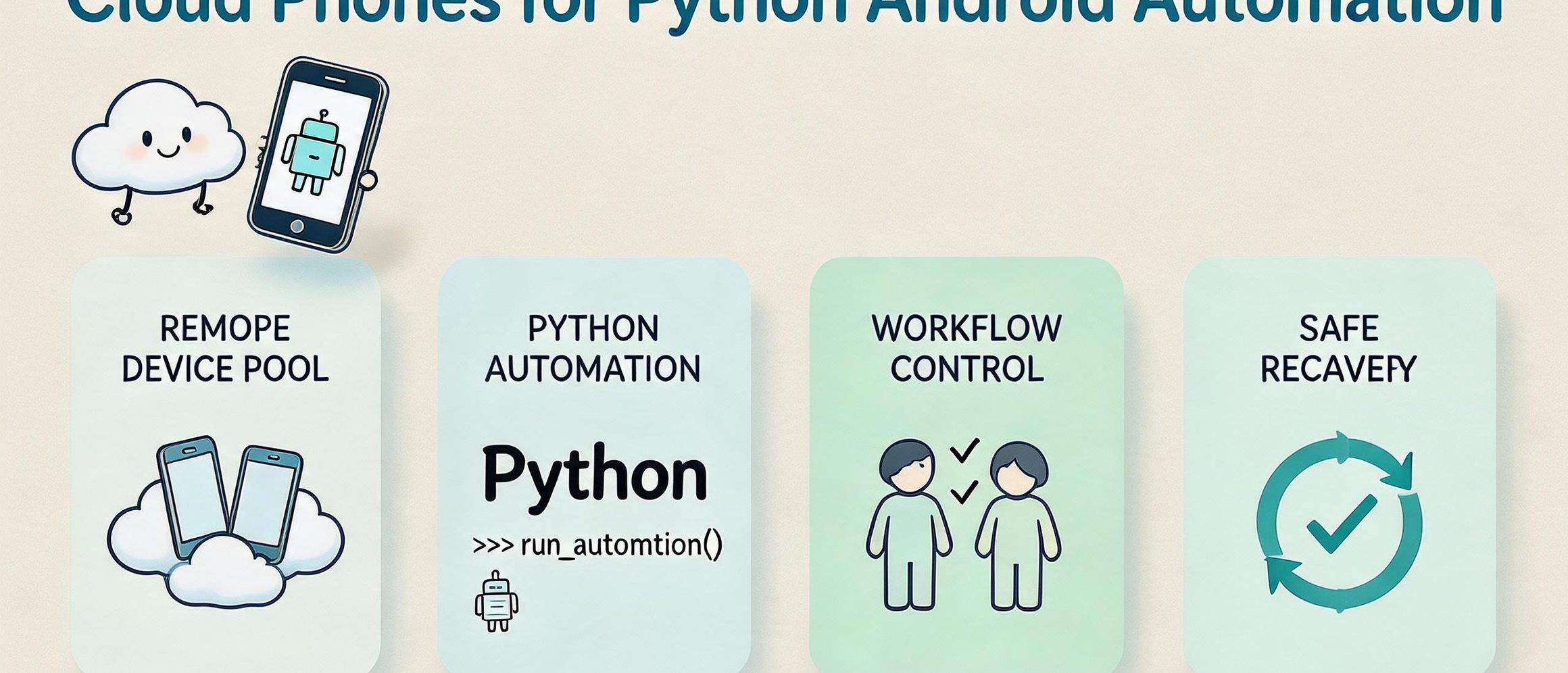 面向 Python Android 自动化的云手机