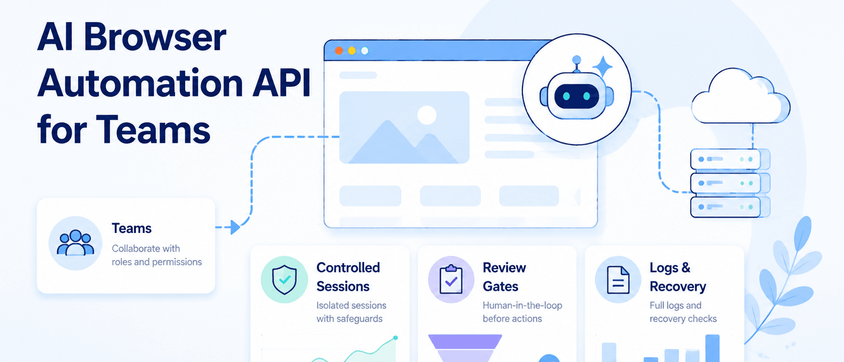 面向团队的 AI 浏览器自动化 API