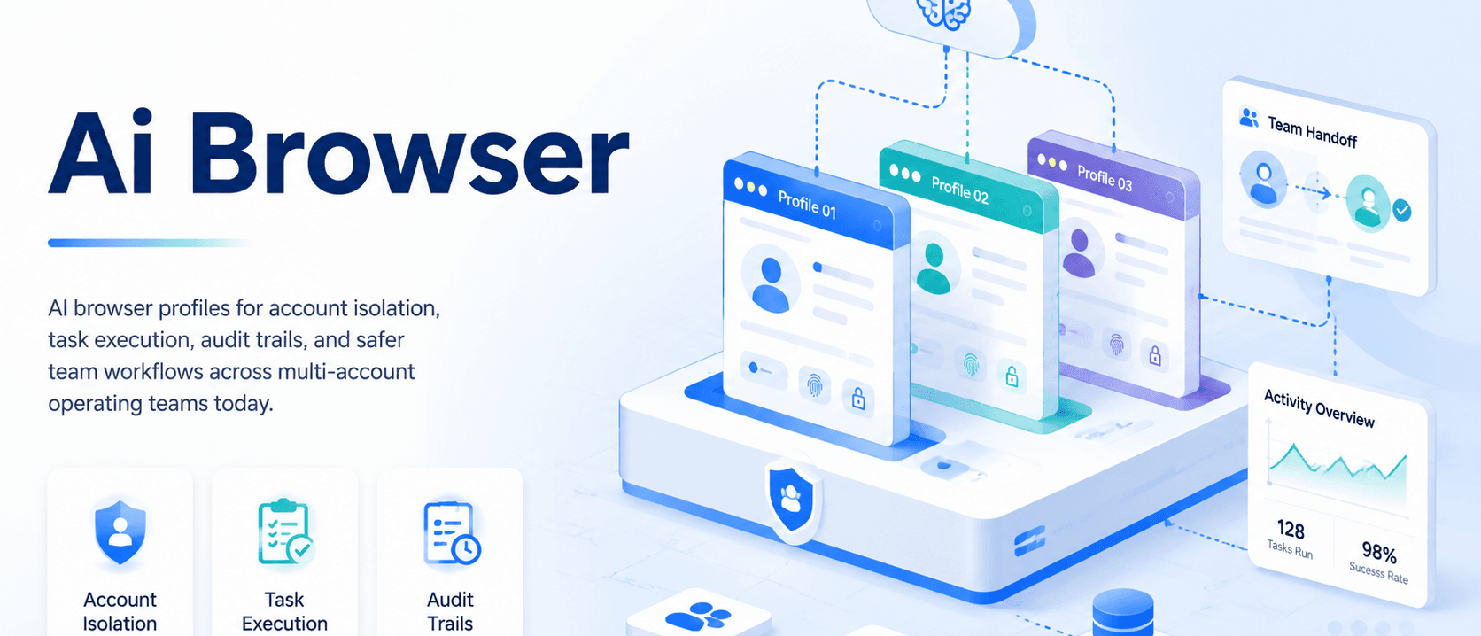 用于账号隔离与任务执行的 AI 浏览器配置