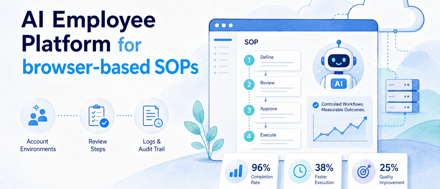 面向浏览器 SOP 的 AI 员工平台