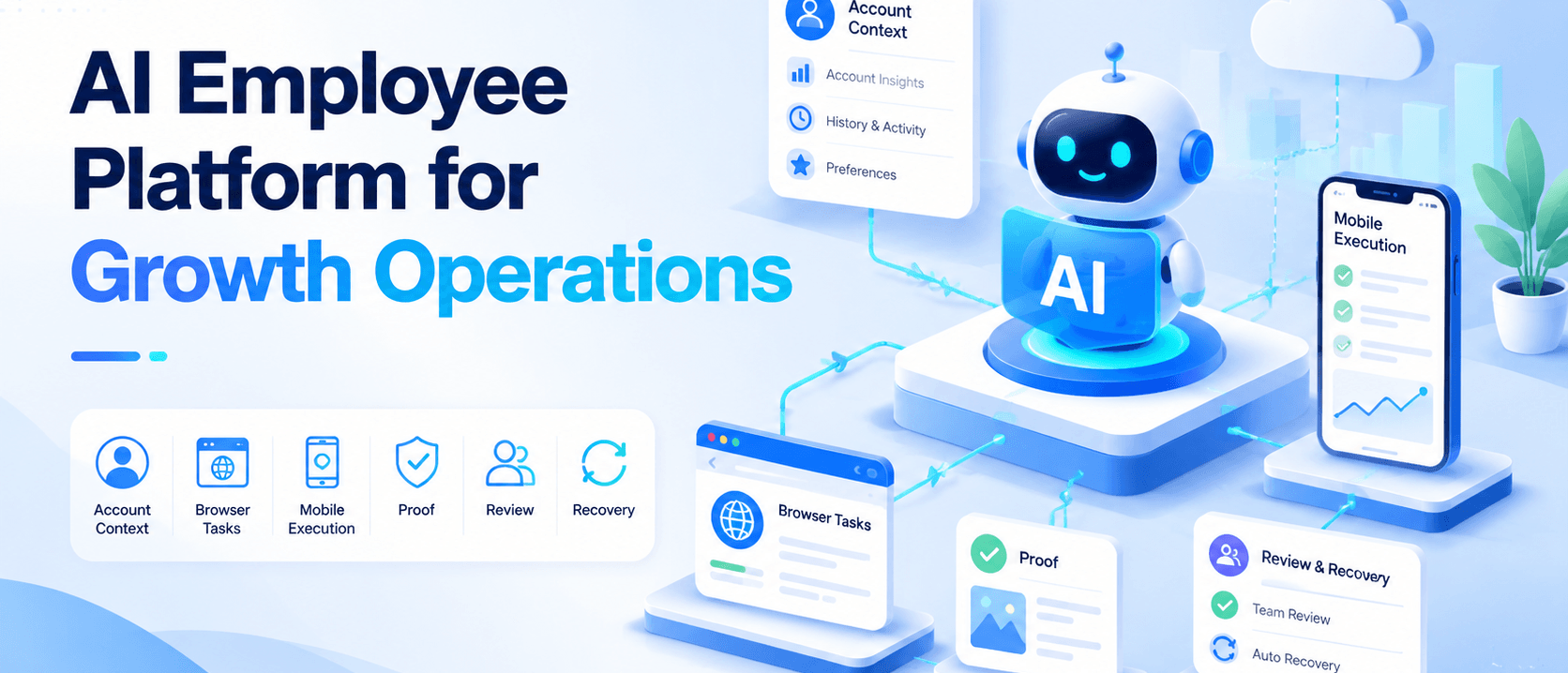 面向增长运营的 AI 员工平台