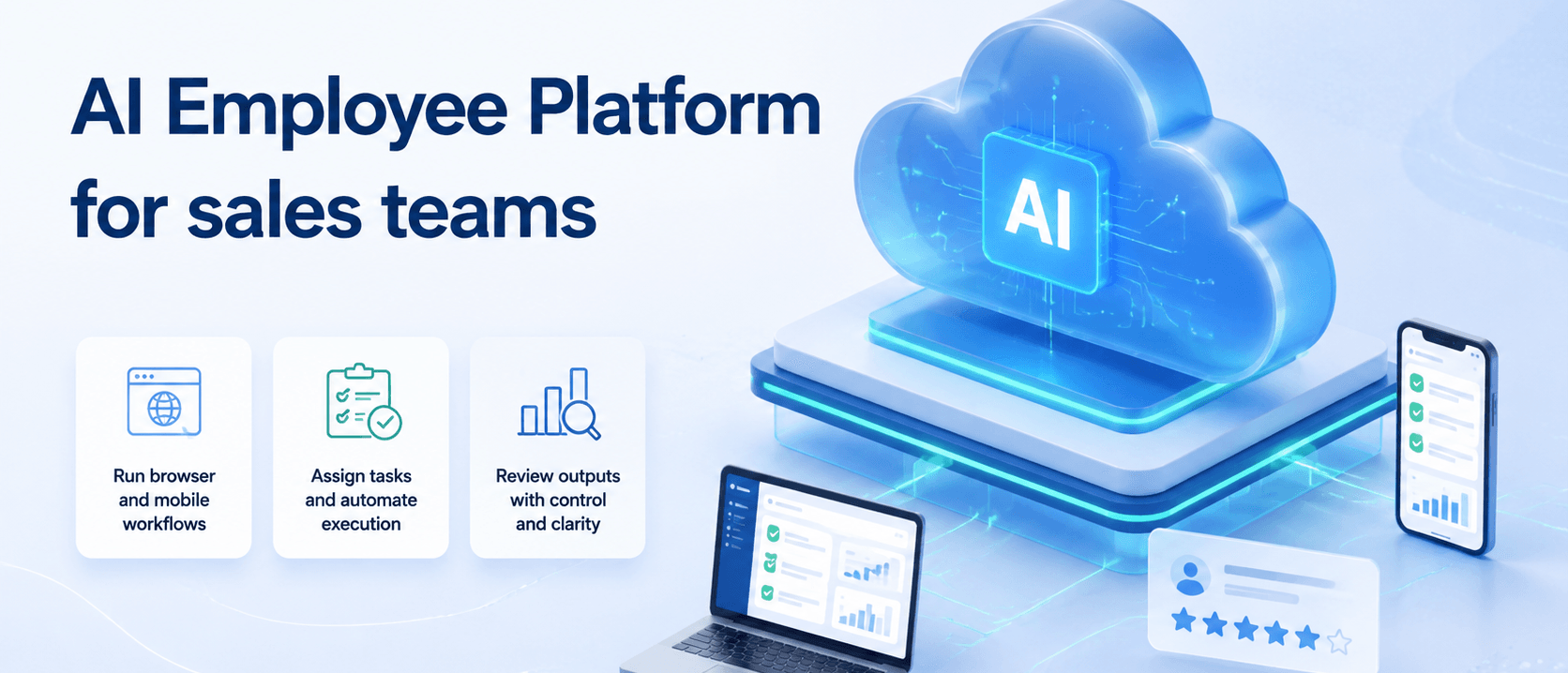面向销售团队的 AI 员工平台