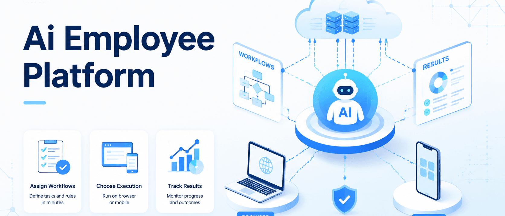 面向管理重复在线工作团队的 AI 员工平台