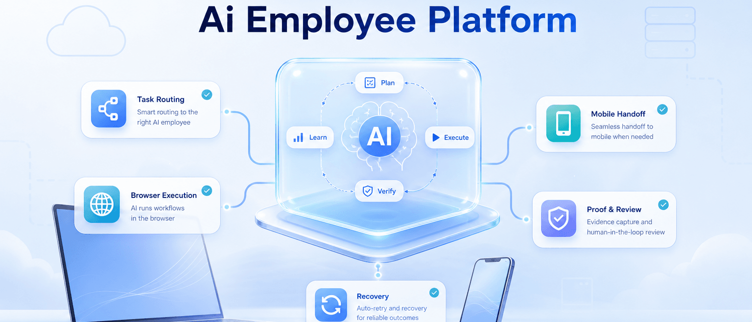 面向超越人工运营团队的 AI 员工平台
