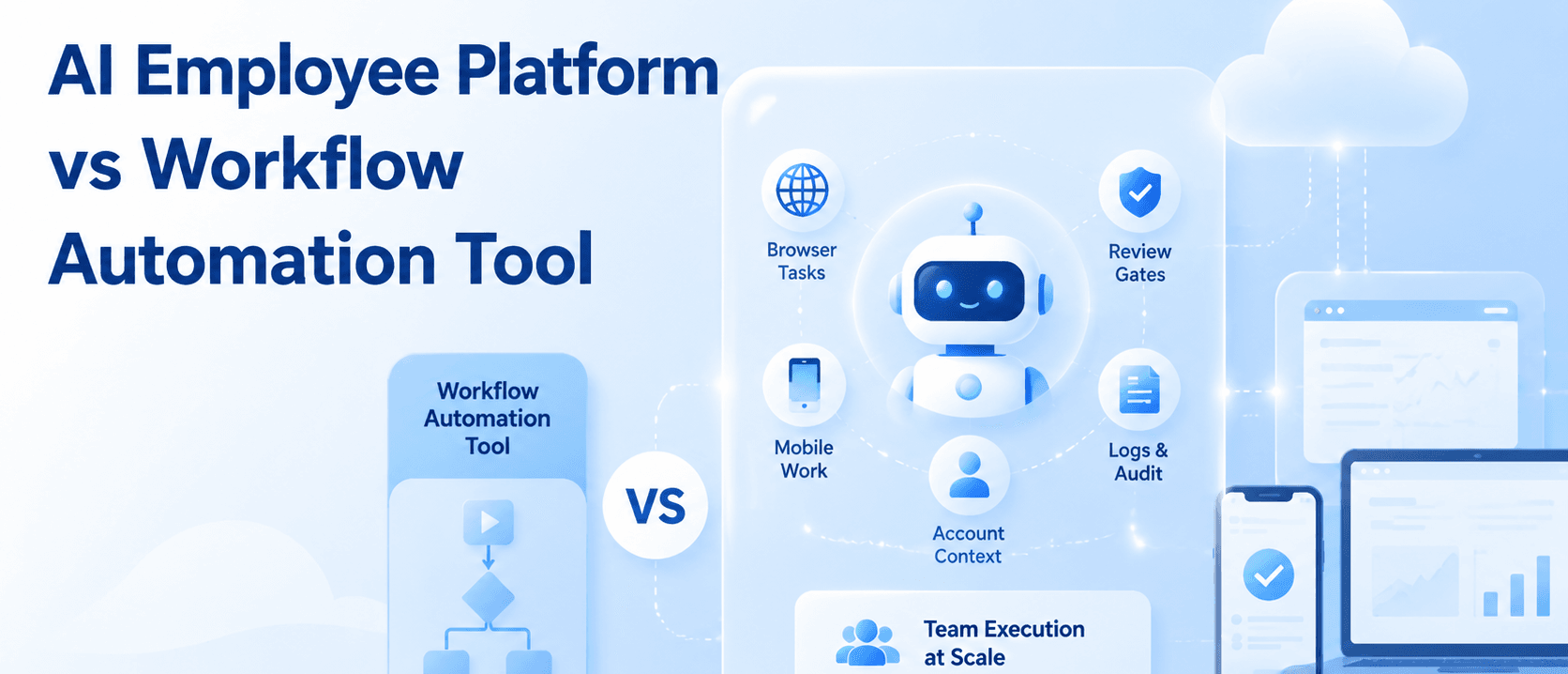 AI 员工平台 vs 工作流自动化工具