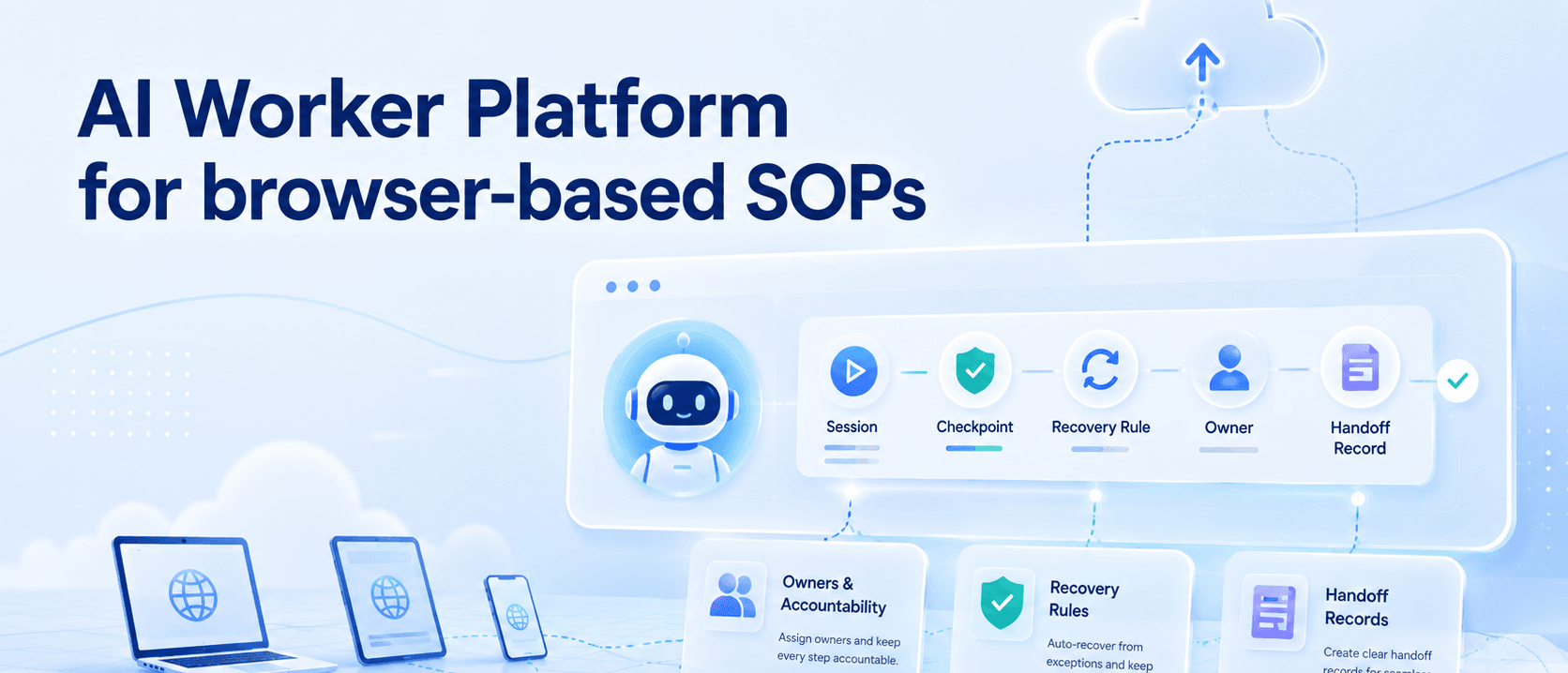 面向基于浏览器 SOP 的 AI 工作者平台