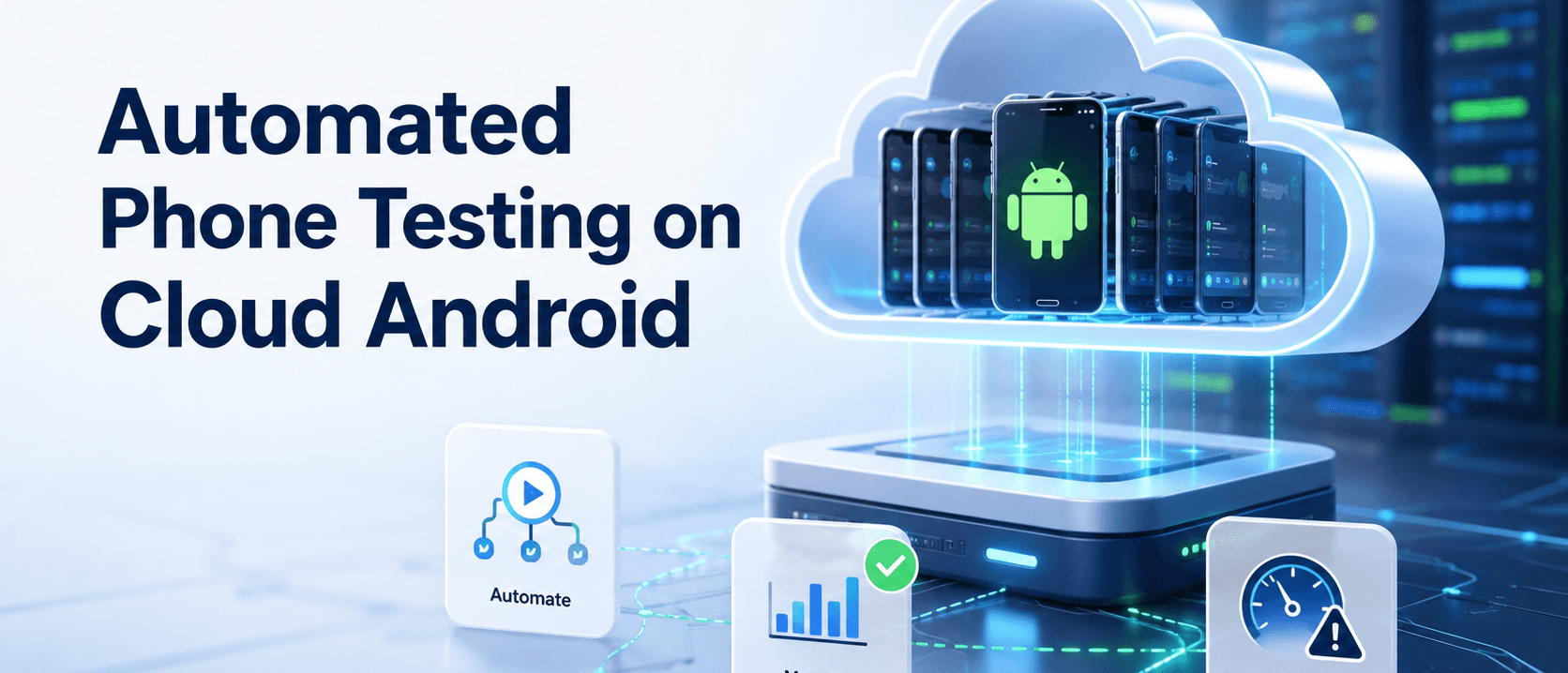 云端 Android 上的自动化手机测试