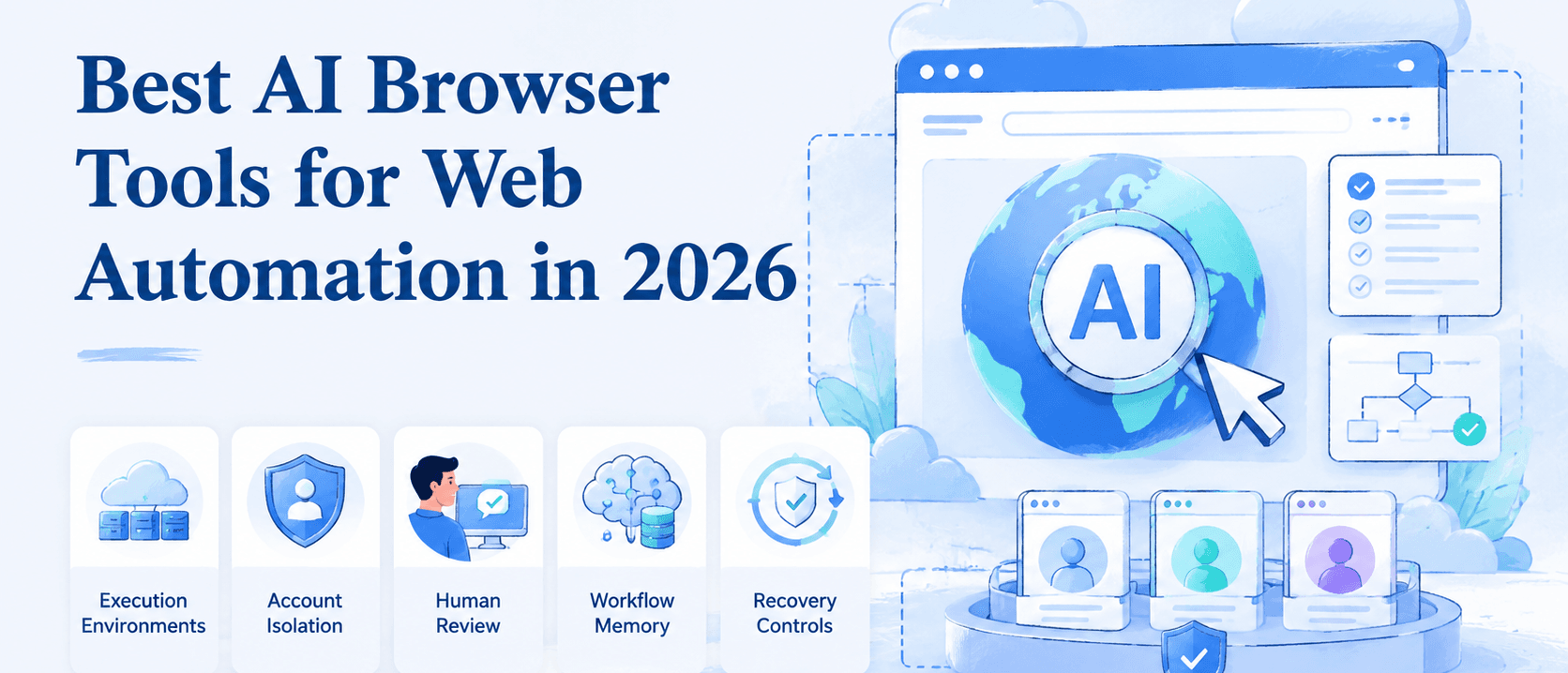 2026 年适合网页自动化的最佳 AI 浏览器工具