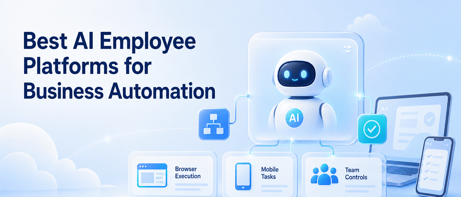 面向业务自动化的最佳 AI 员工平台