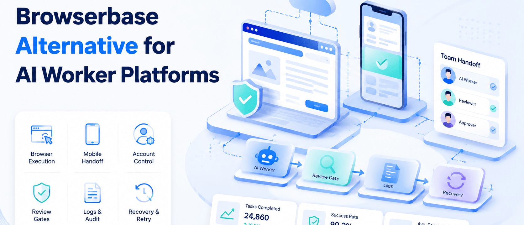 面向 AI 员工平台的 Browserbase 替代方案