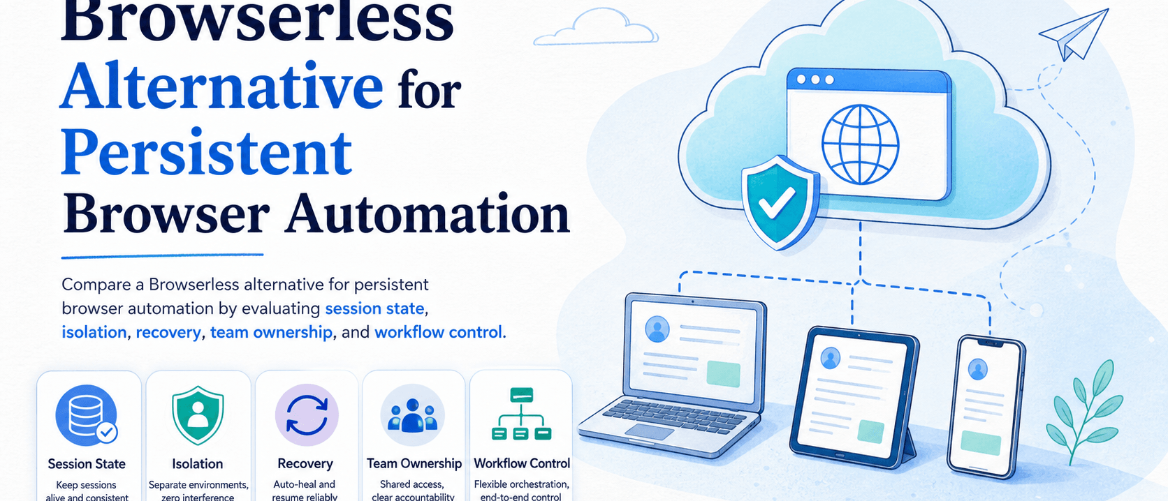 面向持久浏览器自动化的 Browserless 替代方案