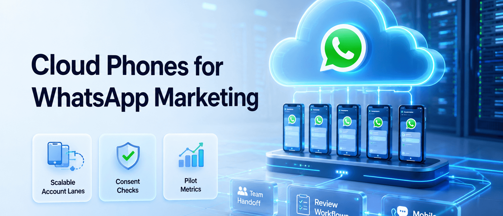 云手机用于 WhatsApp 营销