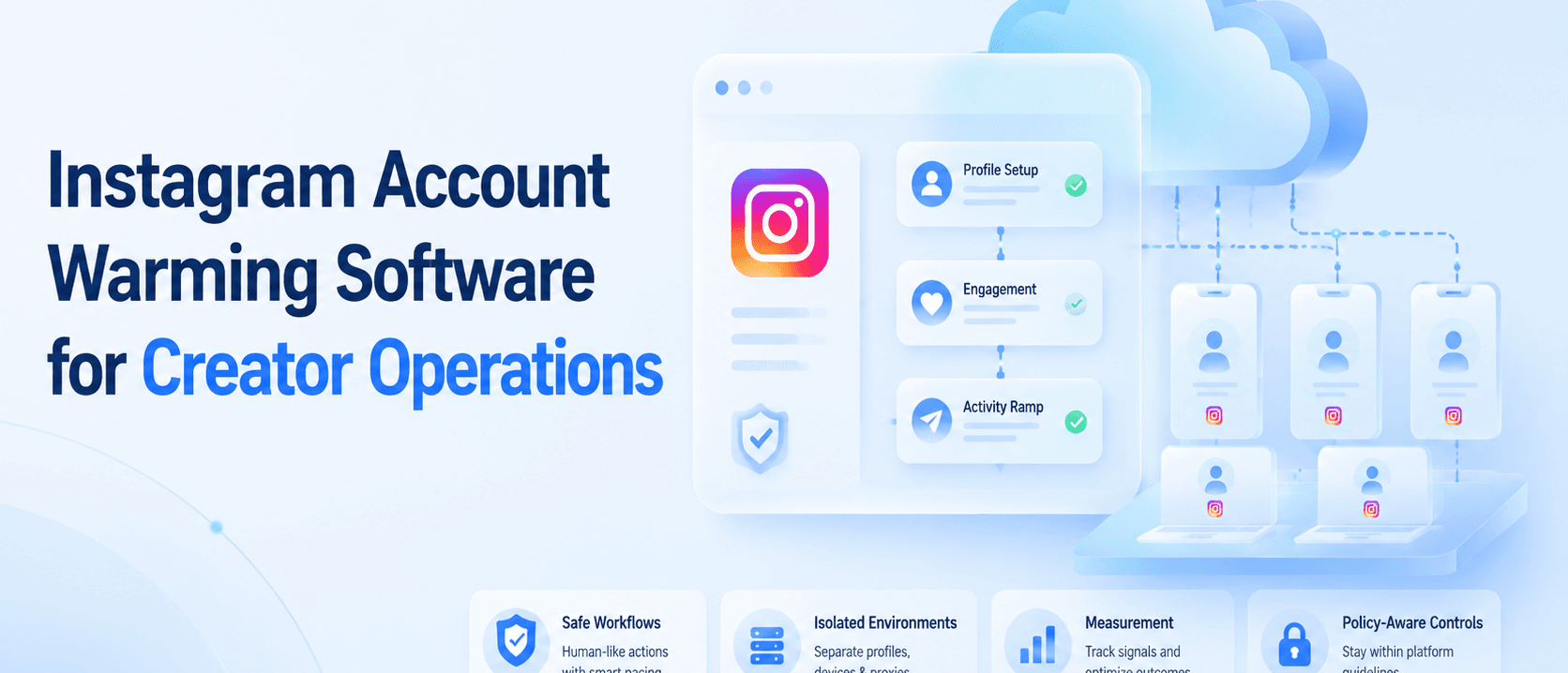 面向创作者运营的 Instagram 账号预热软件