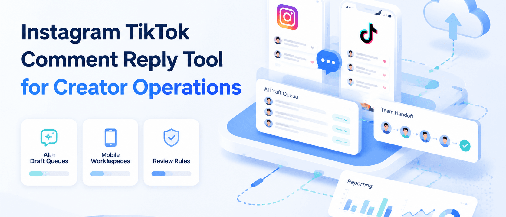 面向创作者运营的 Instagram / TikTok 评论回复工具