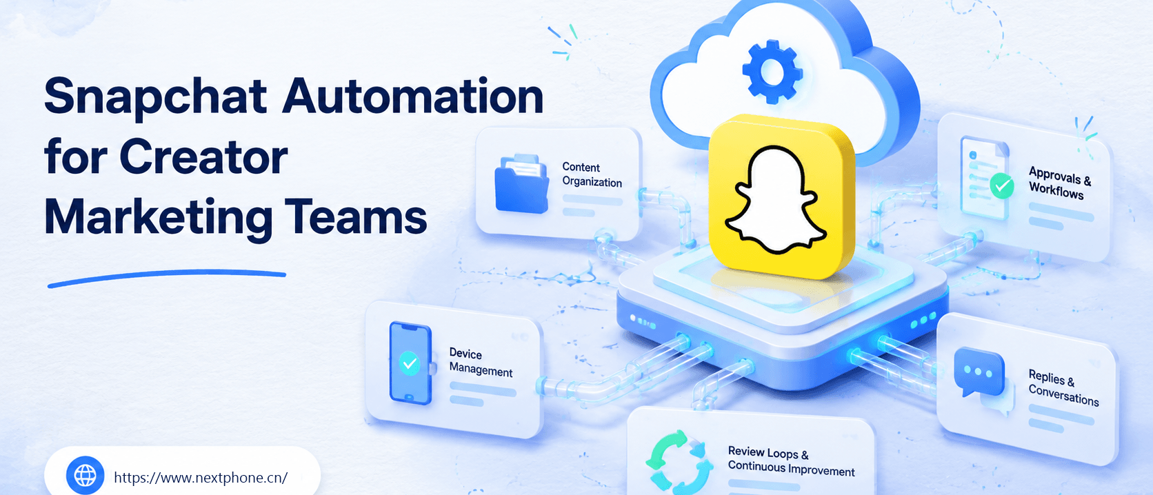 面向创作者营销团队的 Snapchat 自动化