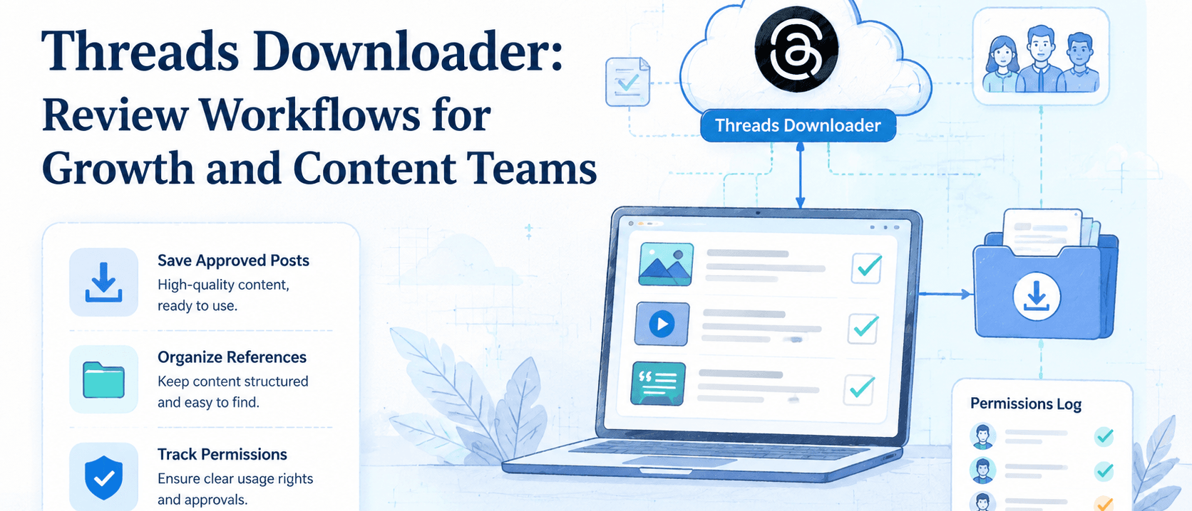 Threads Downloader:增长与内容团队的审核工作流