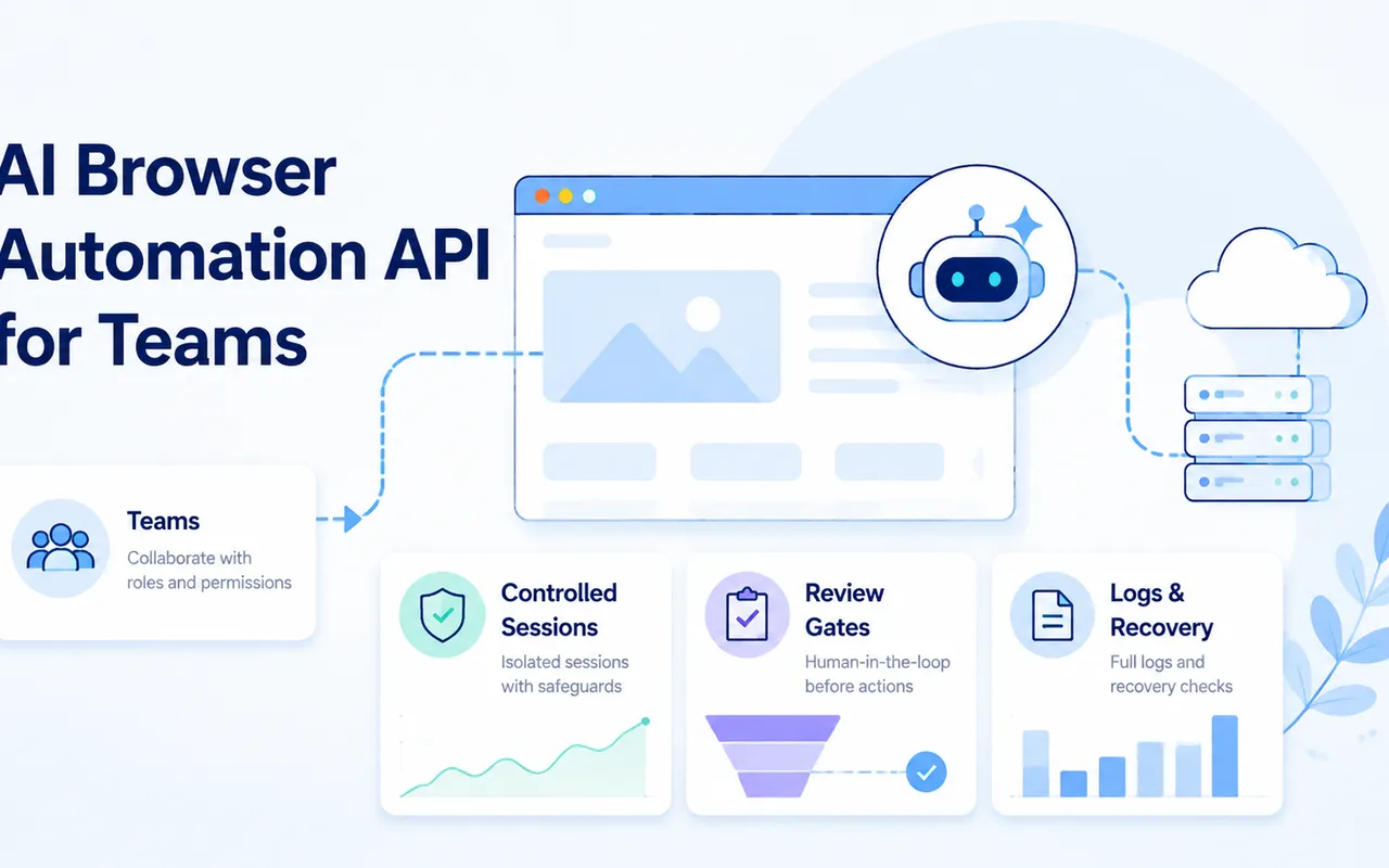 面向团队的 AI 浏览器自动化 API