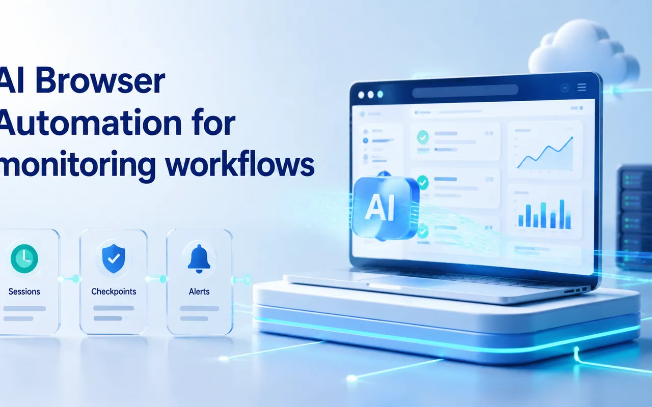 面向监控工作流的 AI 浏览器自动化
