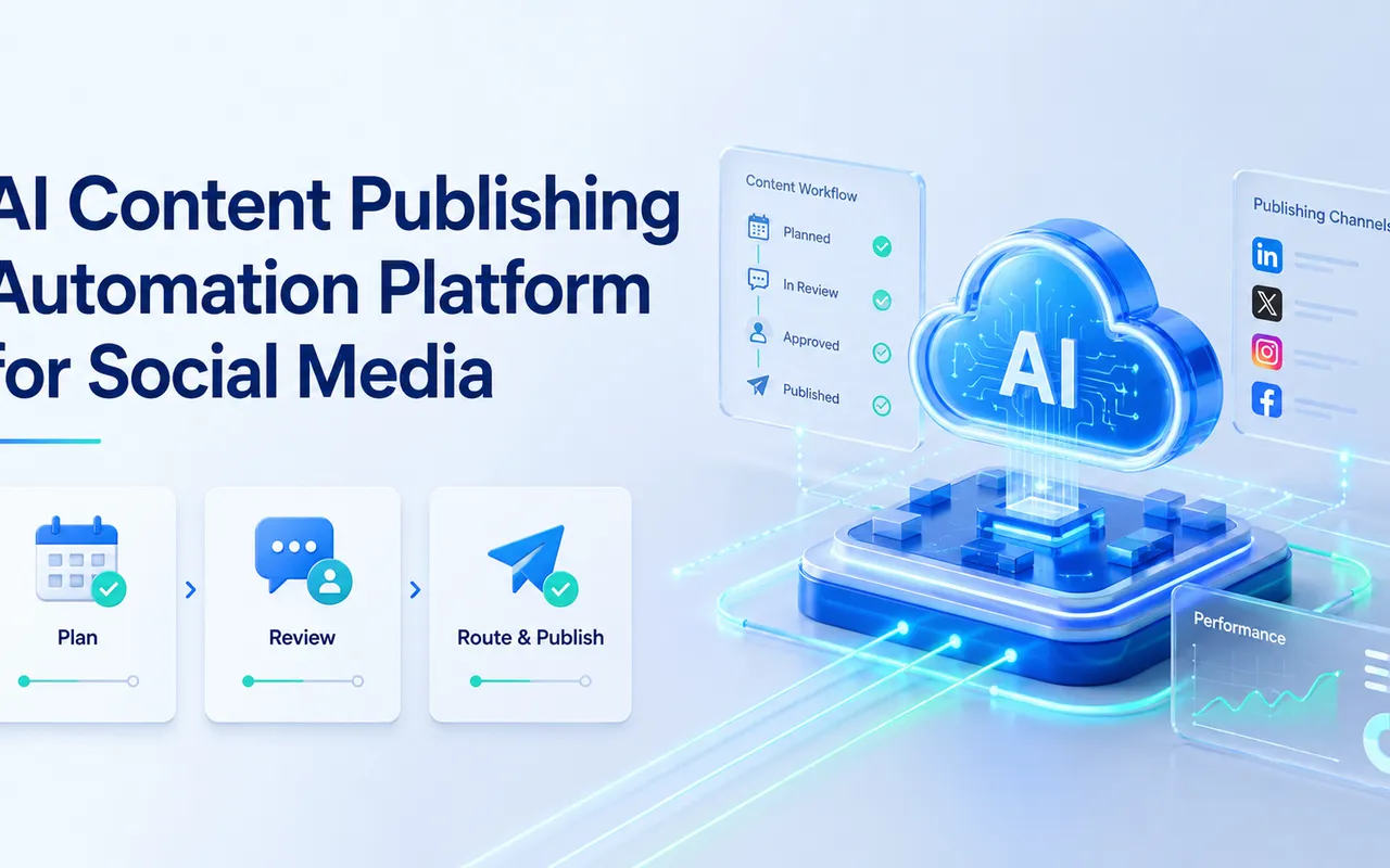 面向社媒团队的 AI 内容发布自动化平台