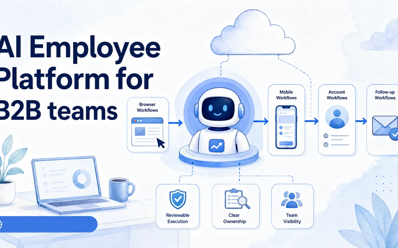 面向 B2B 团队的 AI 员工平台