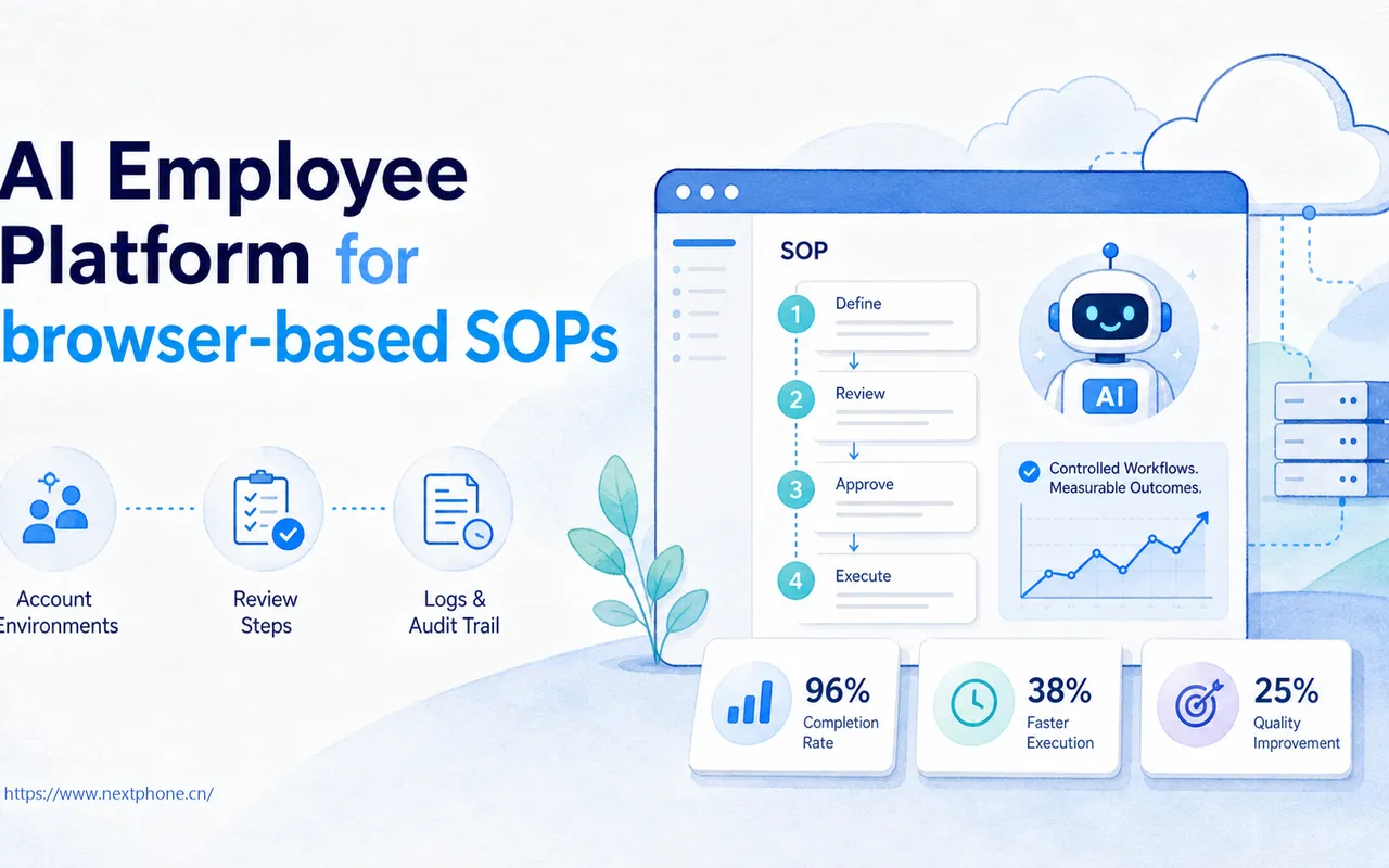 面向浏览器 SOP 的 AI 员工平台