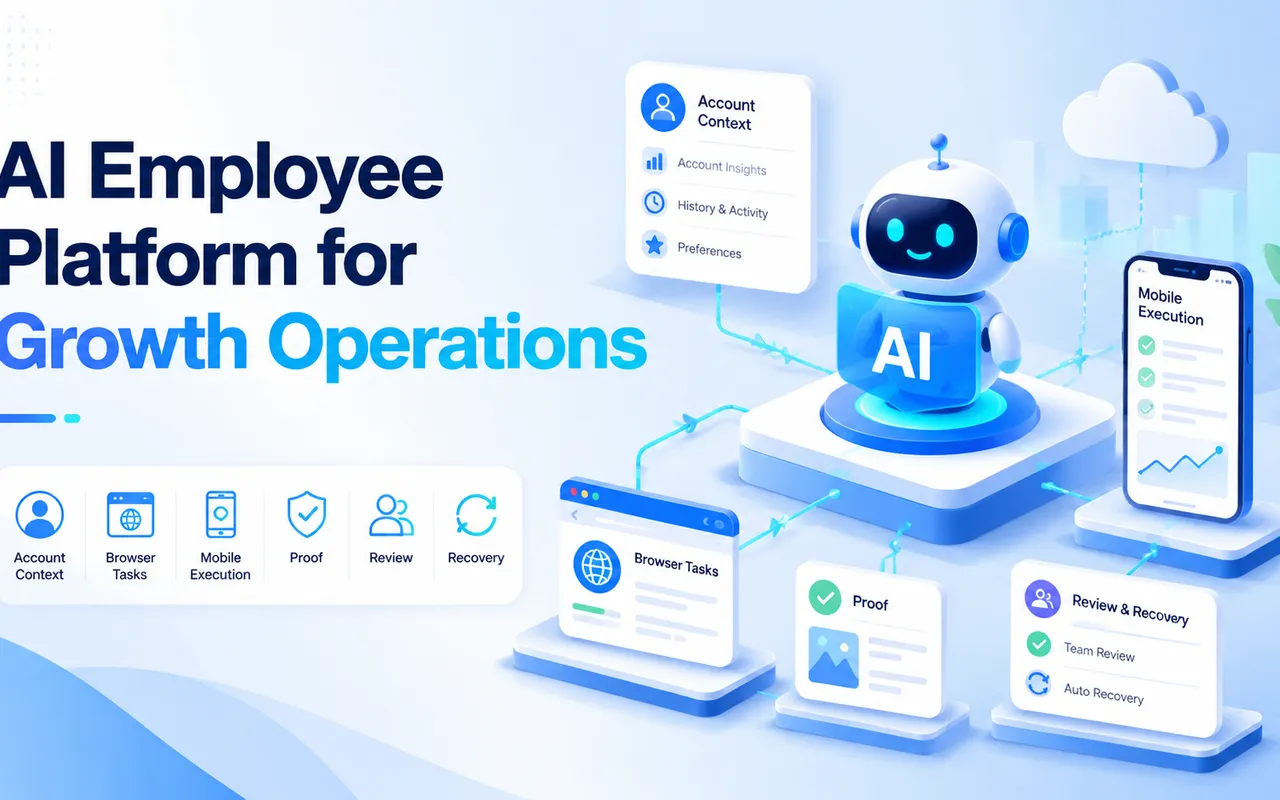 面向增长运营的 AI 员工平台