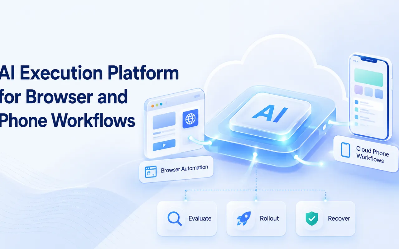 面向浏览器与手机工作流的 AI 执行平台