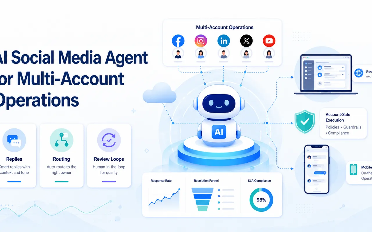 面向多账号运营的 AI 社交媒体 Agent