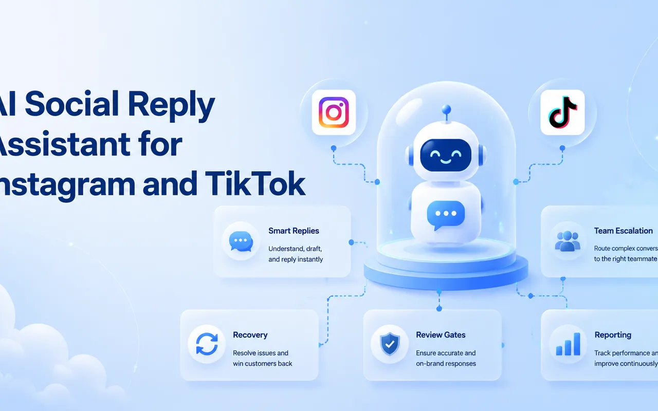 Instagram 与 TikTok 的 AI 社媒回复助手