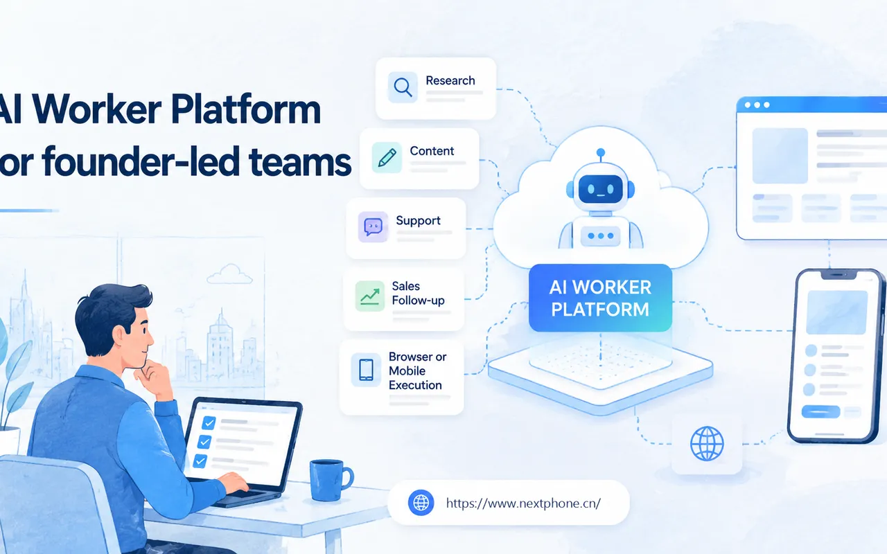 面向创始人主导团队的 AI Worker 平台