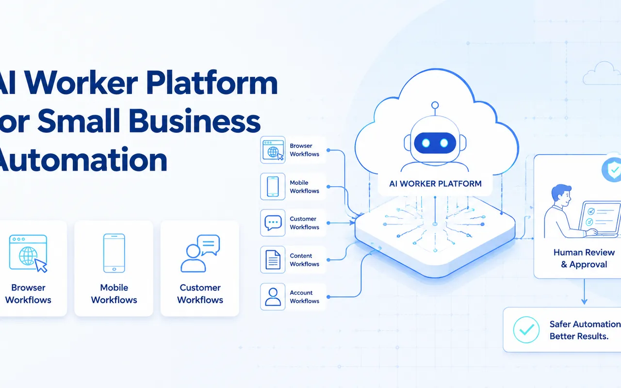 面向小企业自动化的 AI Worker 平台