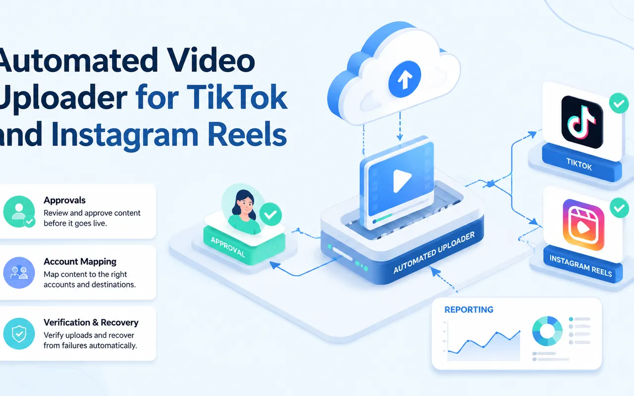 TikTok 与 Instagram Reels 的自动化视频上传工具