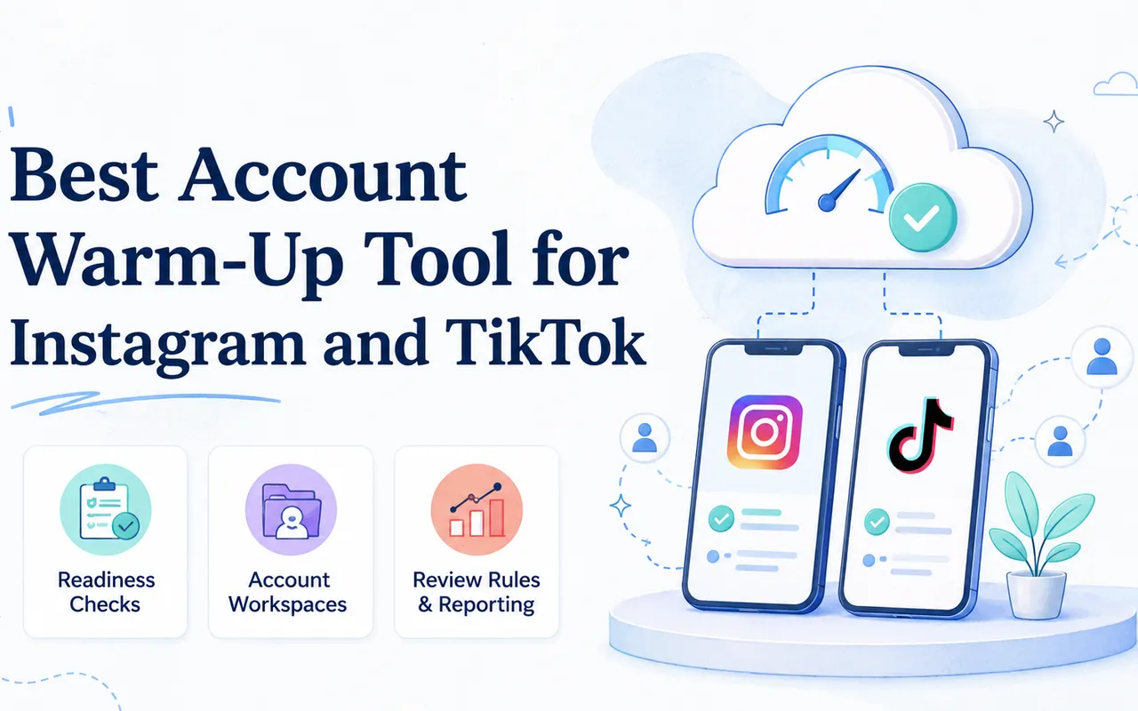 Instagram 与 TikTok 最佳账号预热工具
