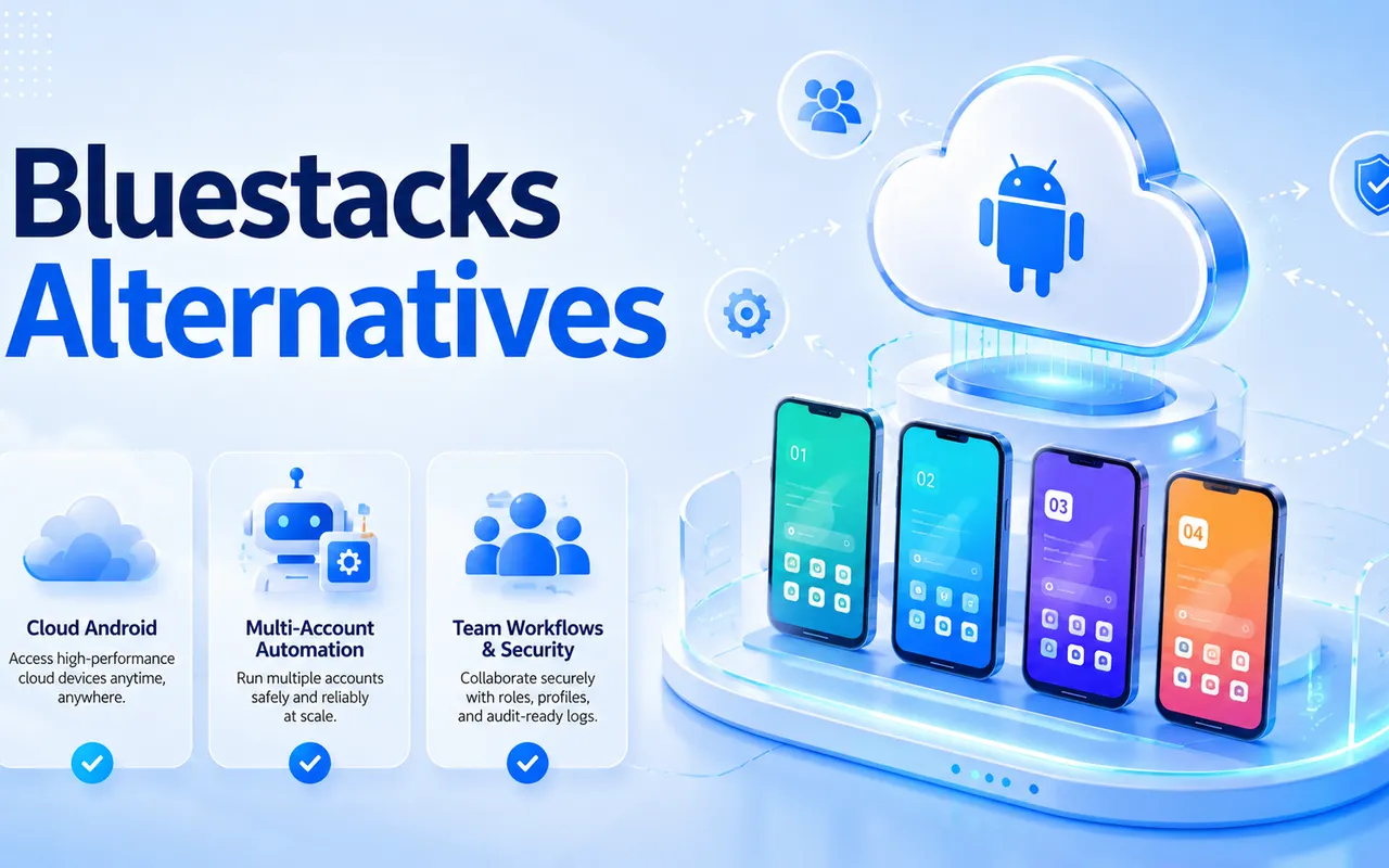 面向云端 Android 与多账号自动化的最佳 BlueStacks 替代方案