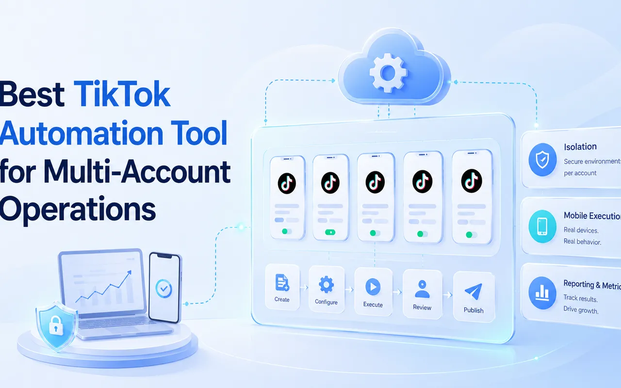 多账号运营的最佳 TikTok 自动化工具