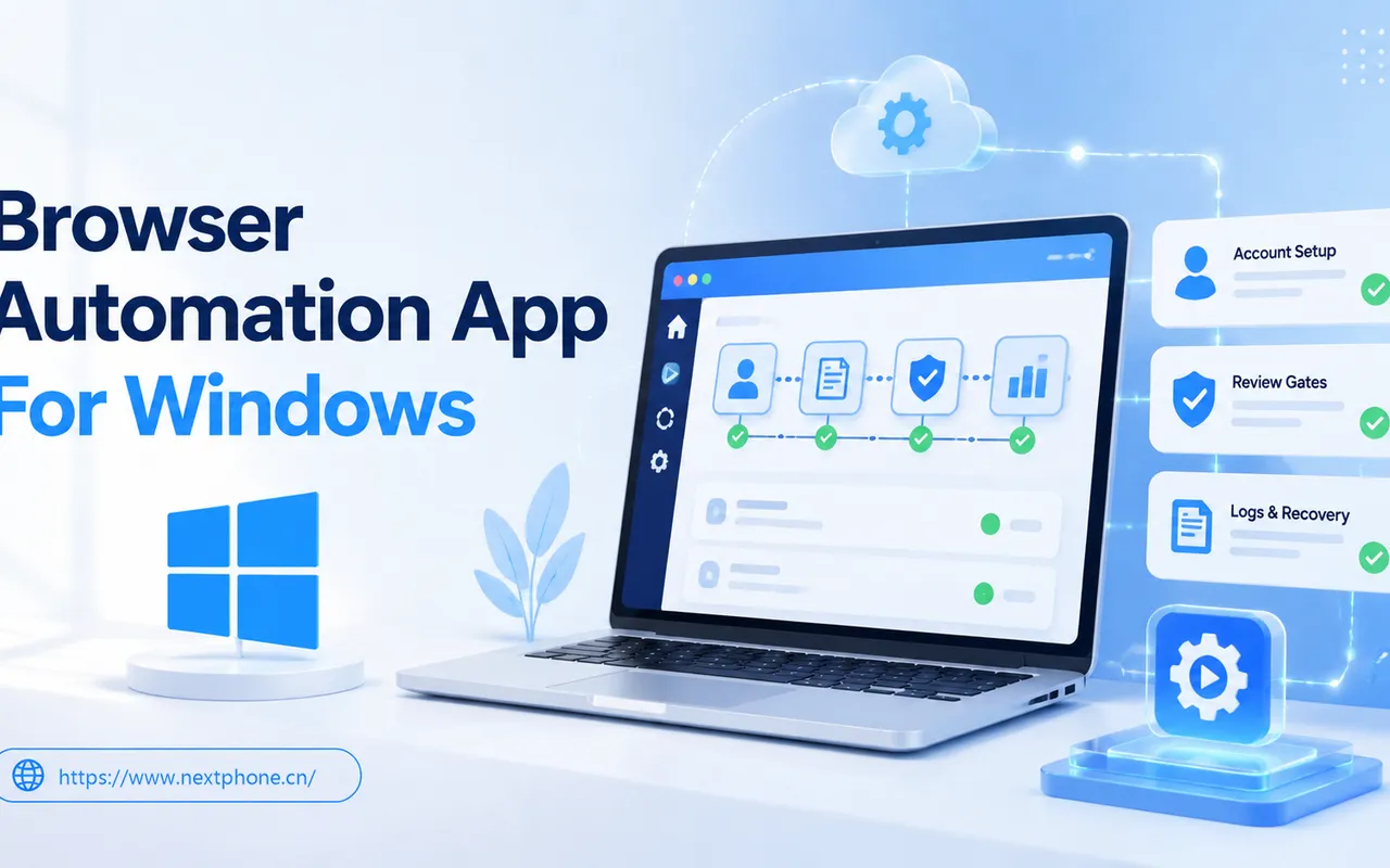 面向社交媒体工作流的 Windows 浏览器自动化应用