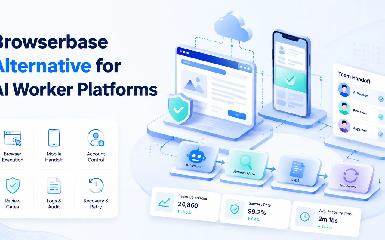 面向 AI 员工平台的 Browserbase 替代方案