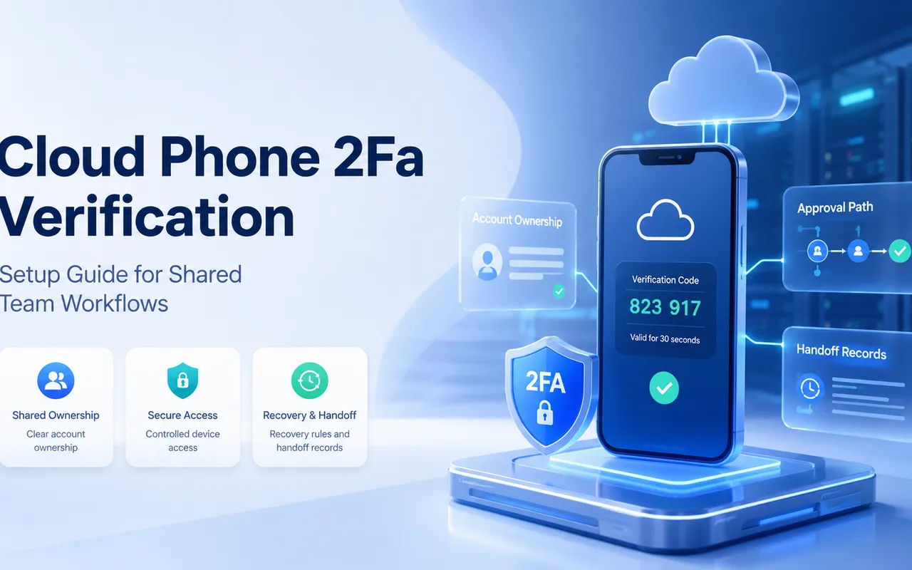 云手机 2FA 验证:共享团队工作流配置指南