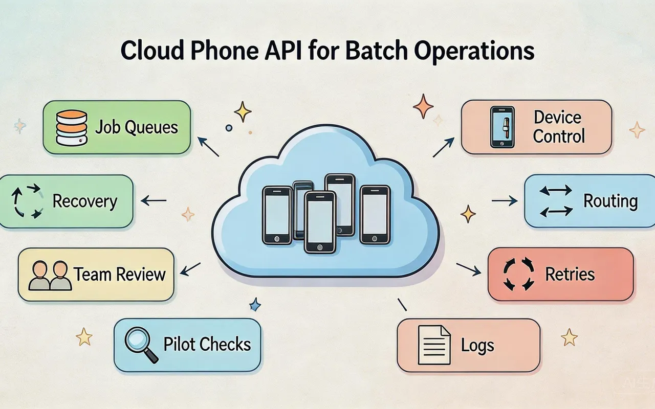 云手机 API：批量操作指南