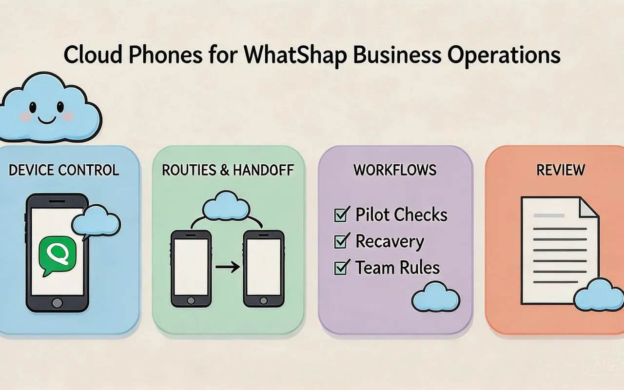 云手机用于 WhatsApp Business 运营