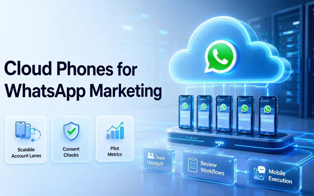云手机用于 WhatsApp 营销