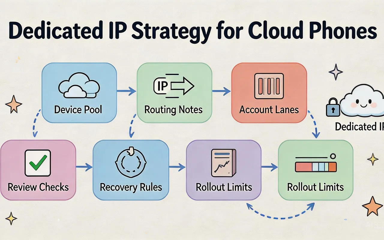云手机的专用 IP 策略