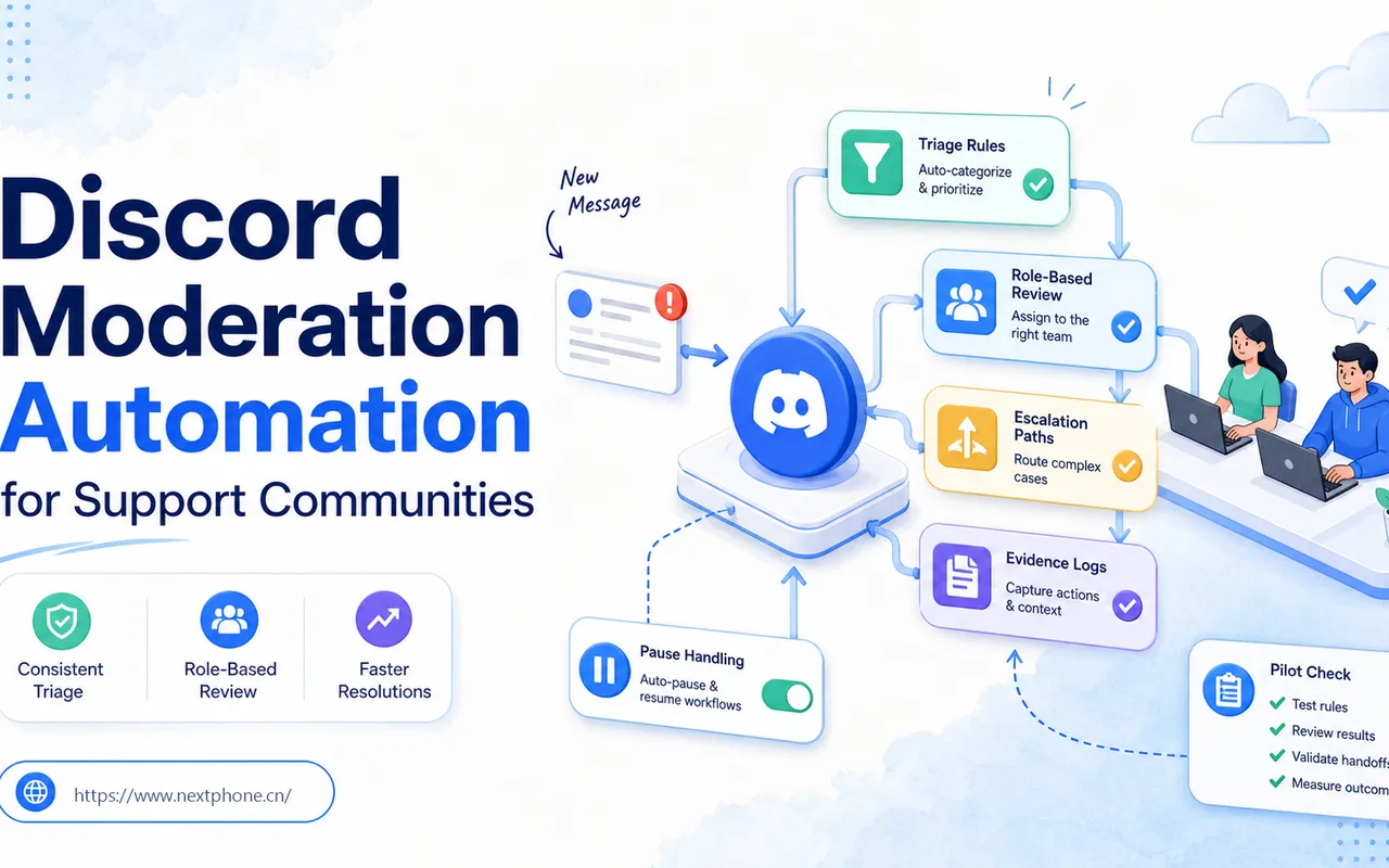 支持社区的 Discord 管理自动化