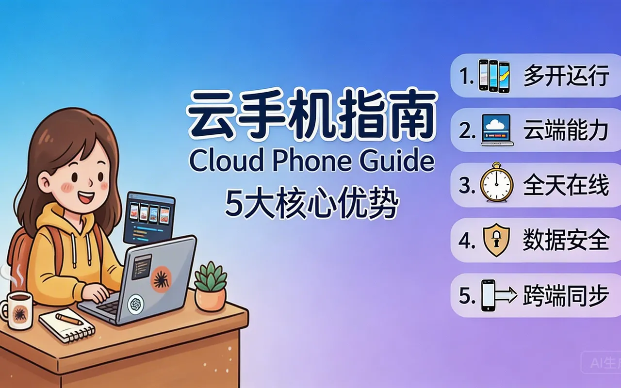 云手机的五大核心优势：怎么选、怎么避坑