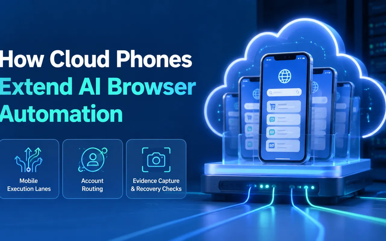 云手机如何扩展 AI 浏览器自动化