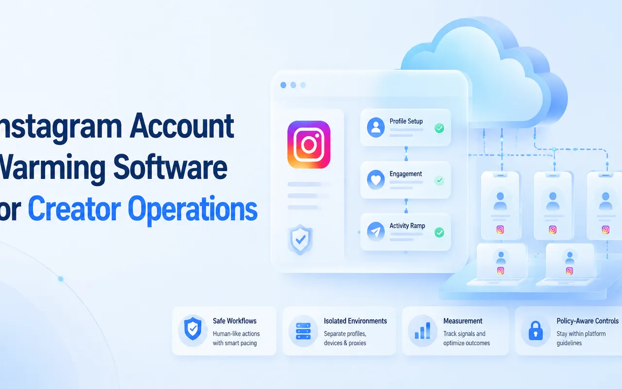 面向创作者运营的 Instagram 账号预热软件