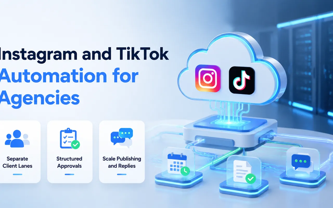面向代理机构的 Instagram 与 TikTok 自动化