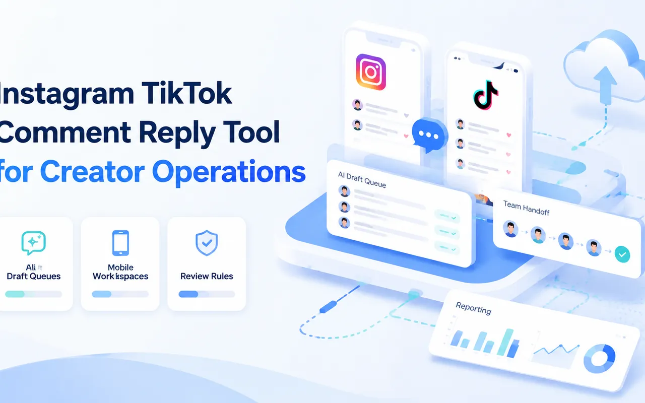 面向创作者运营的 Instagram / TikTok 评论回复工具