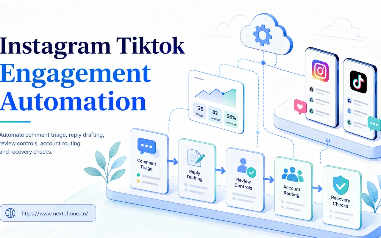 面向评论与回复工作流的 Instagram / TikTok 互动自动化