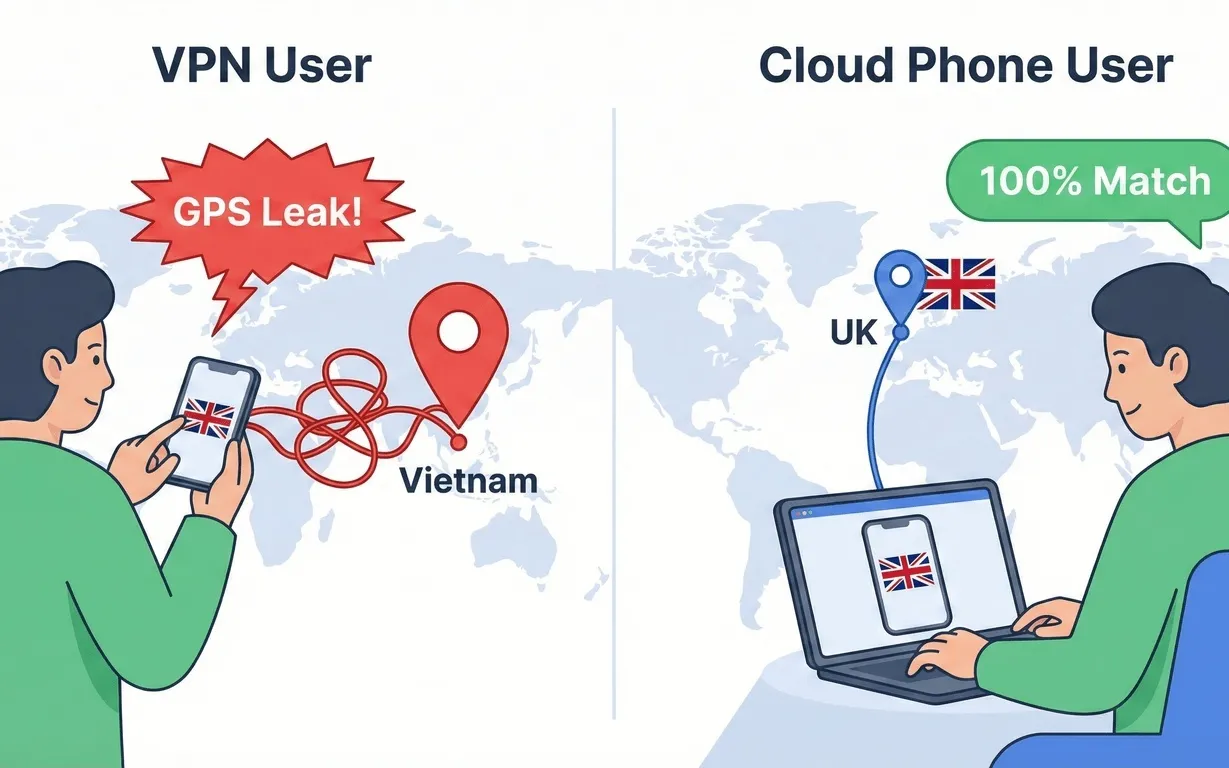 远程 Android 设备 vs VPN：为什么 VPN 常难支撑全球化工作